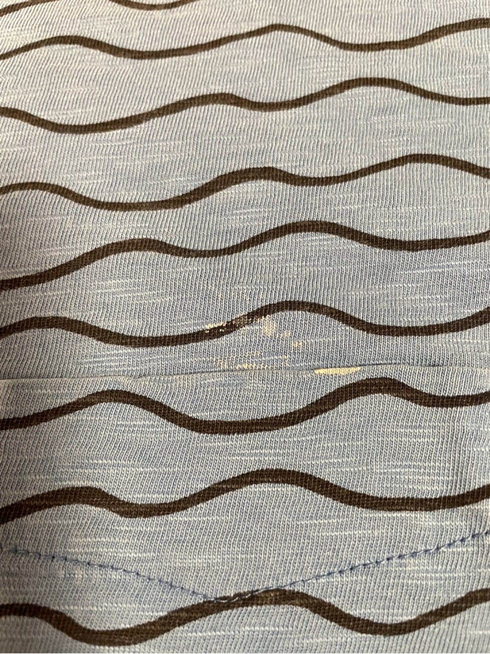 Levi’s Shirt Mens 3XL Blue Squiggle Crew Neck Short Sleeve Logo Stretch Pullover - Picture 4 of 10